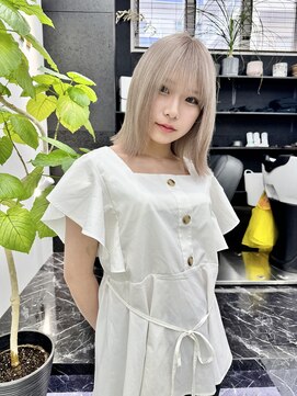 チュダック(ChuDuck) 韓国風《ミルクティー》ハイトーン/ケアブリーチ/ダブルカラー