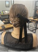 【WAVY hair set】シンプルシニヨン
