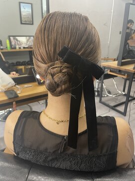 ウェイビー 桜木町店(WAVY) 【WAVY hair set】シンプルシニヨン