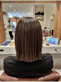 20代30代大人可愛い艶感アッシュグレージュ
