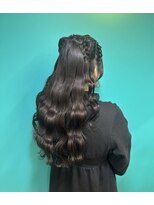 リエラ 新宿(RIERA)&nbsp;猫耳ヘア　編み込みアレンジ