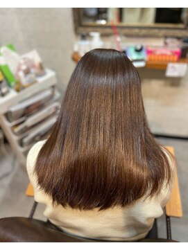 ポルコ(porco.) 髪質改善縮毛矯正トステアメルティカラー豊中駅前2025着付け