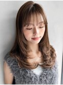 デジタルパーマ似合わせカットホワイトグレージュ小顔カット