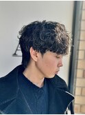 大分シャドウパーマメンズマッシュ波巻きパーマツイストパーマ