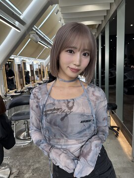 ロンド 表参道店(Lond) ミニウルフレイヤーカット顔周り前髪韓国ショートボブ/原宿