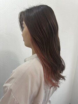 ソイクフ 高田馬場店(SOY-KUFU) 20代30代40代◎似合わせインナーカラーアプリコットオレンジ