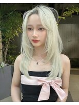 ベル 表参道Terrace(Belle)&nbsp;流行りのレイヤーに極上ミントグリーン★表参道/原宿/ハイトーン