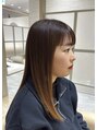 ルーラ バイ エルベ(Lura by elve)&nbsp;短めワイド前髪×サラツヤストレート◎縮毛矯正で時短で可愛い！