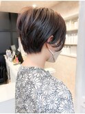 福山Caary20代30代40代50代60代ショートヘア小顔補正立体カット