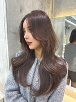 ロンドメリア 天神大名店(Lond Melia) イメチェンヘアスタイル小顔に見せるヘアココアベージュ