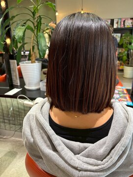 リマヘアー(lima hair) クセ毛カットお手入れ簡単まとまりボブ30代40代50代