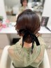 【お呼ばれ 結婚式 二次会】洗練されたトレンド大人ヘアセット￥5,500