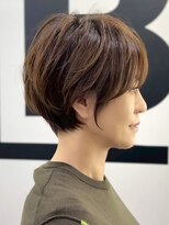 ブレス ヘアデザイン(BLESS hair design)&nbsp;静岡駅ハンサムショートボブショートカット顔周りレイヤーカット
