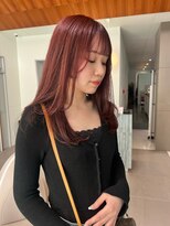 ローレンアオ(LOREN AO)&nbsp;ミルクティーブロンド/ダークブルー/デジタルパーマ/矢場町