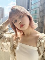 シエスタ バイ アンブルリュクス(siesta by amble luxe) 大人可愛いくびれヘア×ピンクベージュ