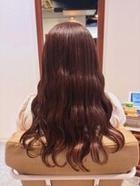 グラフィーサッポロ(Graphy sapporo)&nbsp;【チェリーブラウン×ウェーブヘアアレンジ】