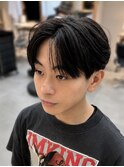 フェザーパーマ/センターパート/ダウンパーマ/韓国/橋本修杜