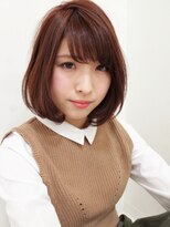 ダリー 発寒南店(Dali)&nbsp;イルミナカラーコーラルピンク☆王道内巻きＢＯＢ