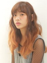 クレル(Creelu)&nbsp;フェザーロング　ボルドー　ヴェールウェーブで似合わせカット☆