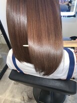 アールサロン アオヤマ(Rr SALON AOYAMA)&nbsp;秋色オレンジブラウンミネコラ