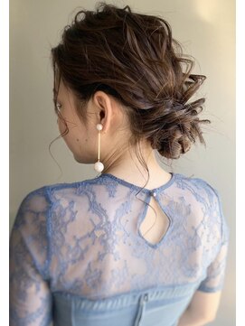 エル セルカ 高田馬場(el CERCA) 大人可愛いゆるふわパーティーヘアセット【el CERCA高田馬場】