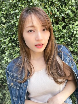 ソワリー 栄(THOiRY) THOiRY【女性らしい柔らかヘア】似合わせ小顔艶髪ゆる巻きロング