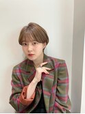 小顔マッシュショートボブ