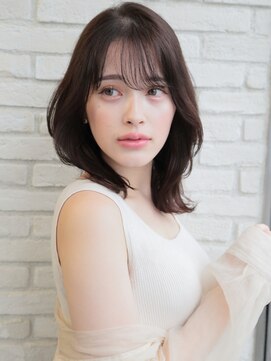 ロンドアベニール 北千住(Lond avenir) ふんわりミディアム　ナチュラルベージュ