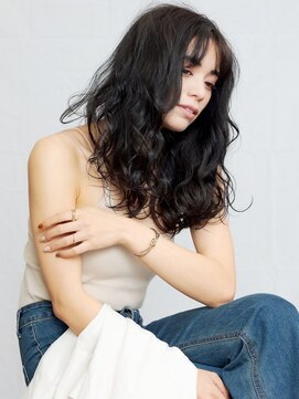 モールヘア 武庫之荘店(MOOL hair) フレンチカジュアル×チャコールグレー×ゆる巻大人パーマ