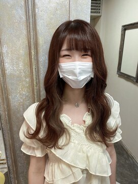 ガルボヘアー 名古屋栄店(garbo hair) #名古屋#栄#プルエクステ#インナーカラー#波巻き#ナチュラル
