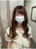 #名古屋#栄#プルエクステ#インナーカラー#波巻き#ナチュラル