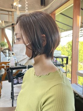 プライベートサロン キッテ(private salon kitte.) 前下がりショートボブ