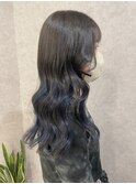 「ダークグレー×ネイビー」