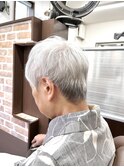 グレイヘアーベリーショート50代60代70代