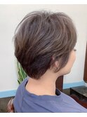 秋の大人カラーショートスタイル