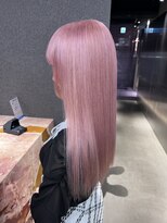 ペレ 栄店(PELE)&nbsp;切りっぱなしボブ/エアリーロング/美髪/ピンクブラウン/栄