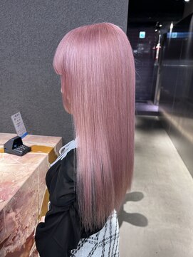 ペレ 栄店(PELE) 切りっぱなしボブ/エアリーロング/美髪/ピンクブラウン/栄