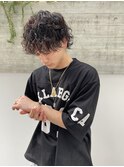 ウルフヘア×スパイラルパーマ