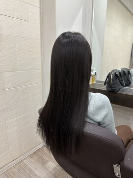 フロレゾンヘアデザインエクステ(floraison hair design exte) 黒髪×プルエクステ