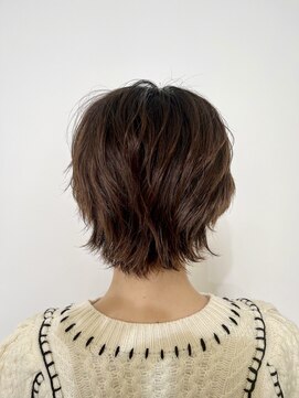 ルーフ 用賀(ROOF) ショートウルフ　パーマショート#トリートメント/アディクシー