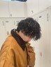 【Arai指名】メンズカット＋波巻きスパイラルパーマ