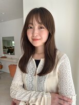 ガーデンヨコハマエスト(GARDEN YOKOHAMA est)&nbsp;レイヤーカット　メルティカラー　似合わせカット　顔周りカット