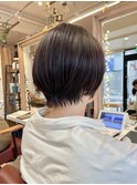 襟足スッキリショートスタイル