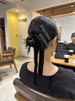 ガーデン ジングウマエ(GARDEN jingumae)&nbsp;星華,黒髪,ボブルフ,ネビージュ,小顔,ワンレンd6