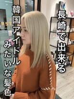 コワファースト長崎シャンプーボーイ 2nd(COIFF1RST 長崎 SHAMPOO BOY)&nbsp;長崎 ケアブリーチ コリアンブロンド ホワイトブロンド