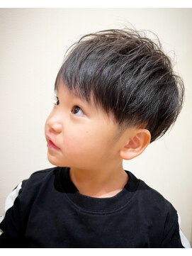 デザイニングヘアードゥ(designing hair Deux) キッズツーブロックマッシュショート