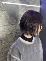 プライズ アイリス 池袋東口店(prize Iris)&nbsp;切りっぱなしボブタンバルモリ韓国ヘア池袋ぱつっとボブ
