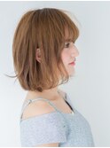 ガーリーボブ20代/30代/40代/庭瀬