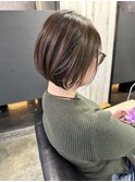 ショート×前下がりボブ