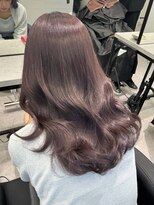 ペレ 栄 アネックス(PELE栄ANNEX) 韓国 くびれロング レイヤー ワンホンヘア 小顔前髪